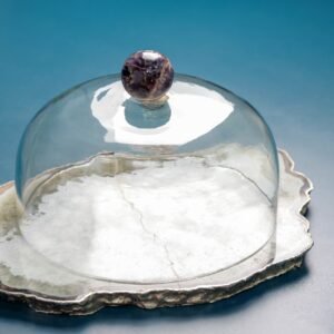 Amethyst Finial Cake Cloche