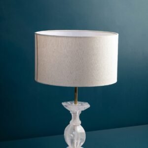 Rock Crystal Lamp with shade